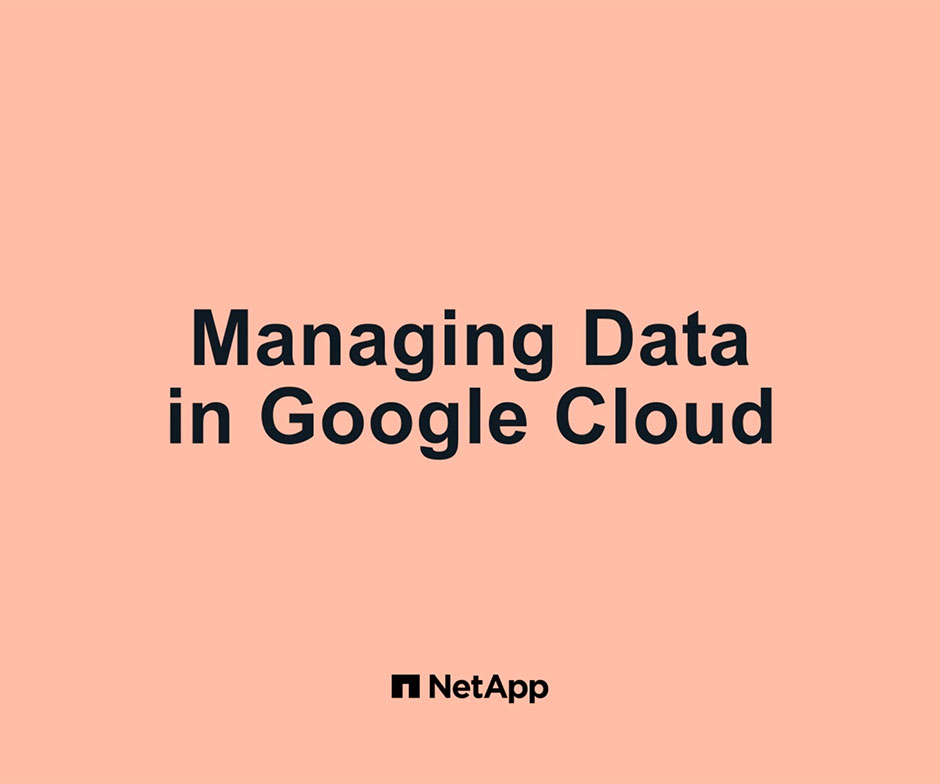 Gestione dei dati in Google Cloud