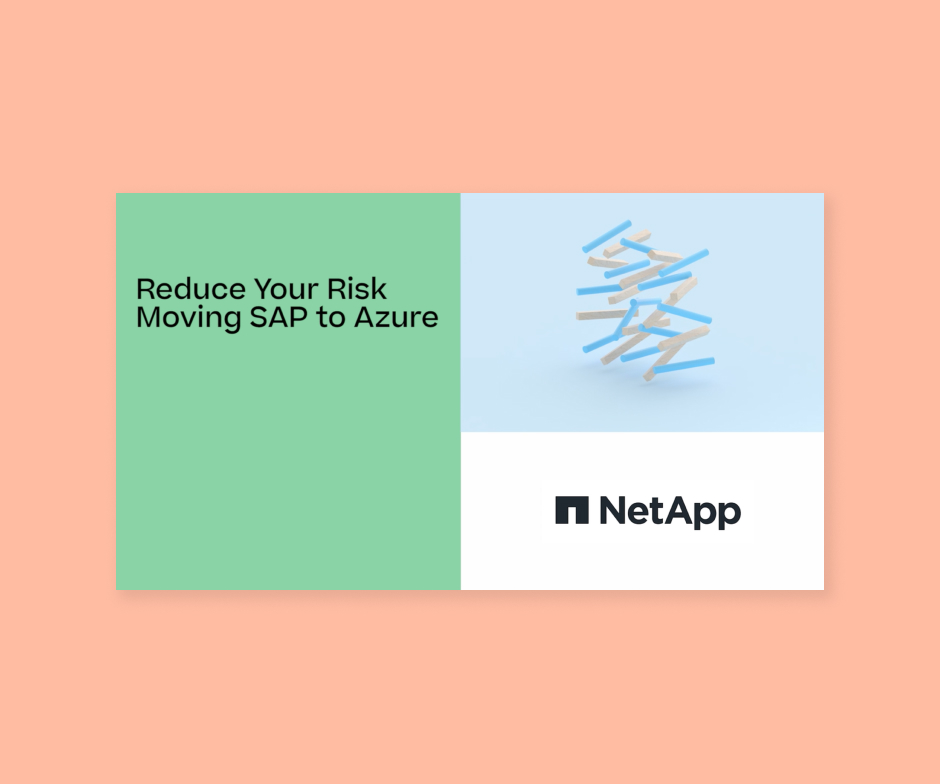 Webinar: Reduce your risk moving SAP to Azure