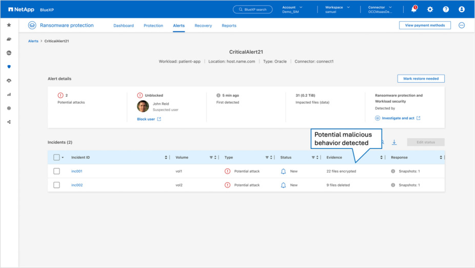 Critical Alert Dashboard