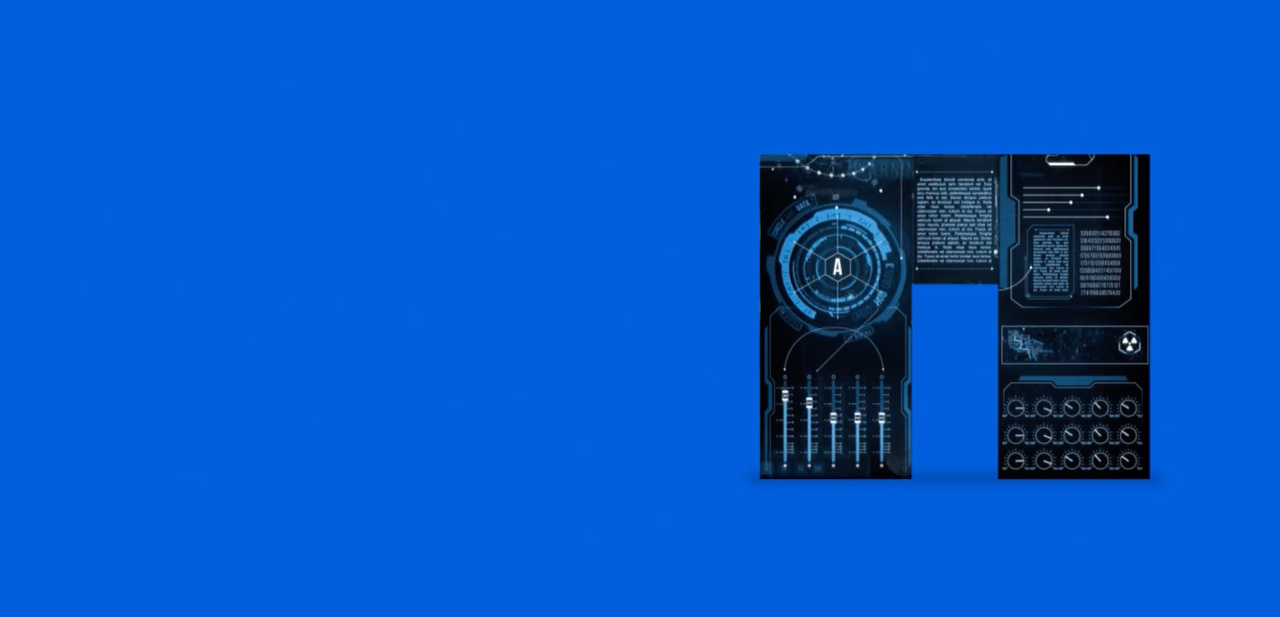 NetApp logo with Blue Background