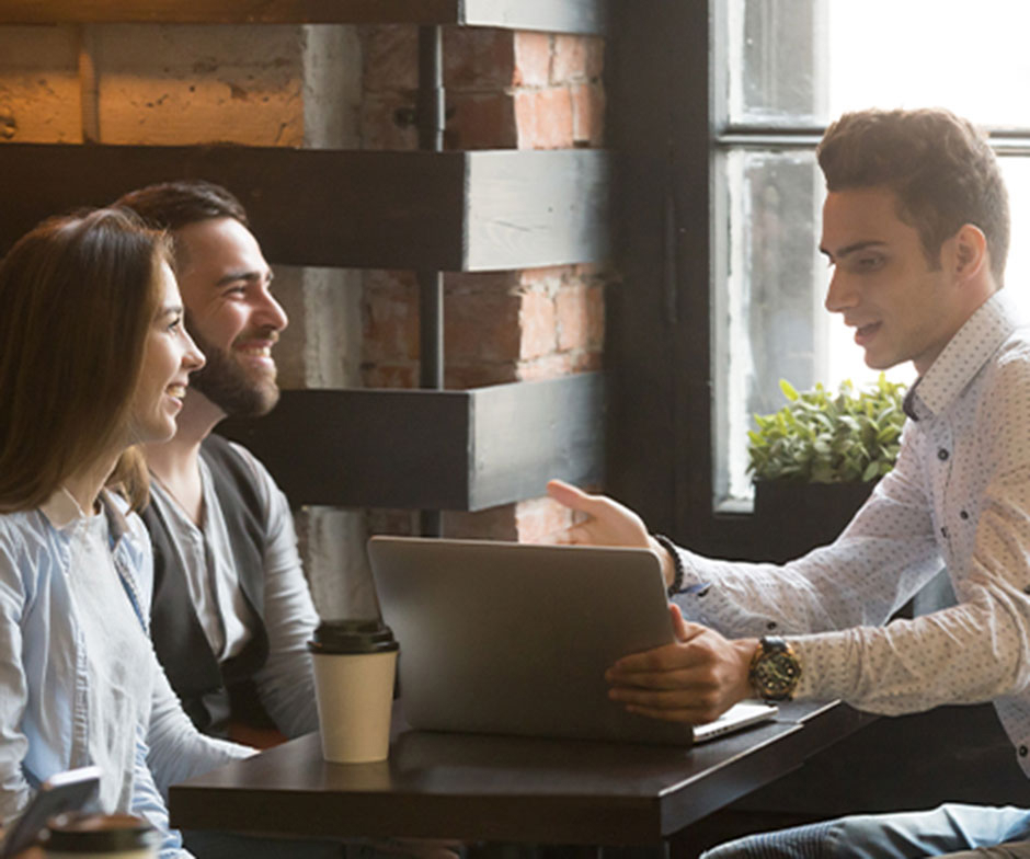 people having a meeting